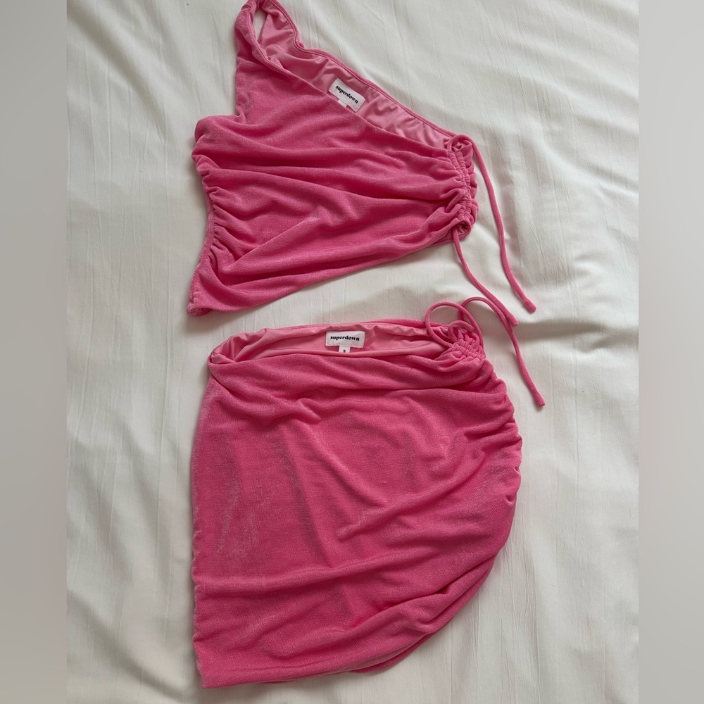 superdown Vibrant Pink matching set